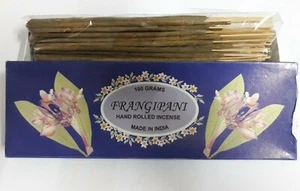 Frangipani Agarbatti Räucherstäbchen 100 Gramm handgerollt blumiges Aroma Duft - Bild 1 von 2
