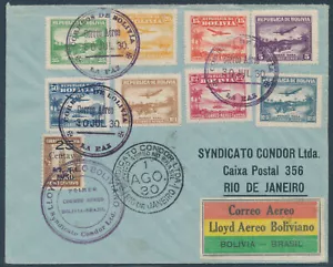 Bolivien Erstflug Syndicato Condor 1930 La Paz nach Brasilien (S21969) - Bild 1 von 2