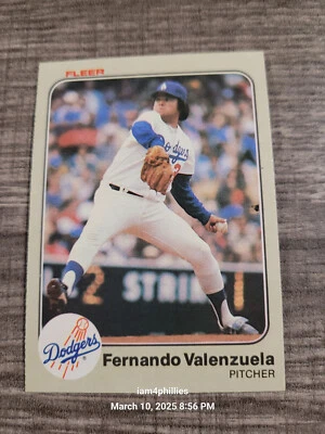 1983 Fleer Baseball Cards Complete Your Set - U Pick - Pack Fresh Sharp Corners - Image 1 of 4