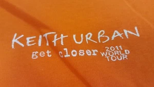 2011 Camiseta de concierto Keith Urban Get Closer Local Crew Tour XL embalaje original 11 - Imagen 1 de 2