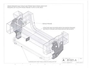 Snow Plow Mount Kit Ford F150 04-14 Expedition 03-11 Snowbear 61521 81521 - Picture 1 of 2