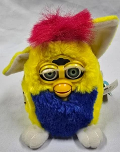 De colección 1999 Tiger Electronics Furby Babies amarillo azul rojo 70-940 Mohawk probado - Imagen 1 de 10