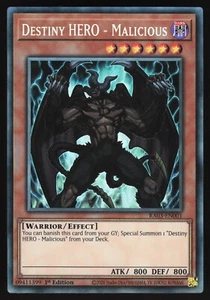 Destiny HERO - Malicioso - RA03-EN001 - Raro de coleccionista - Yugioh - Imagen 1 de 1