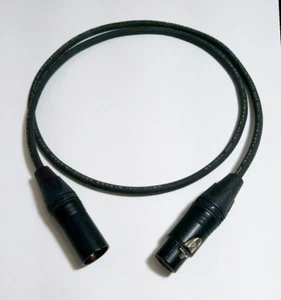 New Belden 1800F Balanced Audio Cable Neutrik XLR-F XLR-M Digital or Analog Use - Picture 1 of 8