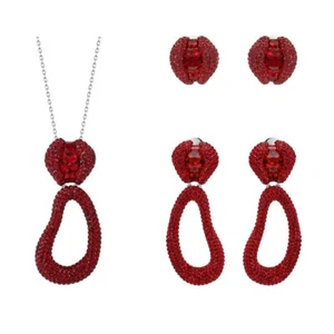 NIB AUTHENTIC SWAROVSKI Tigris Pendant, Clip Earrings 5512350 5512355 5512356 - Picture 1 of 7