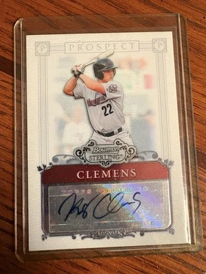 2006 Bowman Sterling - Prospects Koby Clemens #BSP-KC (AU, RC) - Image 1 of 2