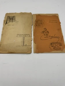2 Evansville 1937-1938 Student Directory’s - Picture 1 of 6