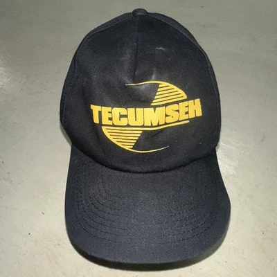 Gorra de béisbol vintage Tecumseh Motorsports negra con logotipo gorra carreras Snapback Foto 1 de 4