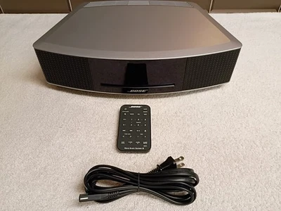 Bose Wave Music System IV with CD Player AM/FM Radio Platinum/Silver - Pristine - Image 1 of 4