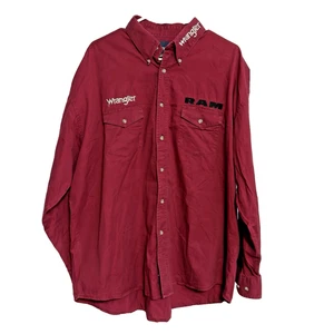 Wrangler Ram Western Hemd Knopfleiste Gr. XXL 100% Baumwolle - Bild 1 von 11