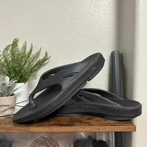OOFOS Men's OOriginal Sandal - Black Sandals - Picture 1 of 9