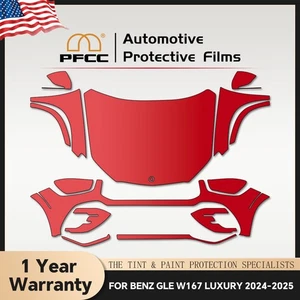 For Benz GLE W167 Luxury 2024-2025 Full Front Precut Paint Protection Film (PPF) - Picture 1 of 21