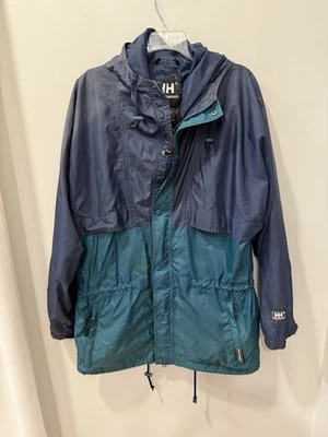 Chaqueta de Lluvia Embalable Helly Hansen Cortavientos Talla M Capucha Ventilada Cremallera Completa LEER Foto 1 de 4