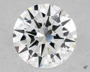 Runder 0,96 ct Zertifikat GIA natürlicher abgebauter Diamant lose D Farbe SI1 Reinheit - Bild 1 von 2