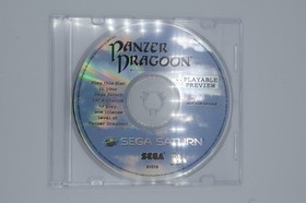 Panzer Dragoon Playable Preview Sega Saturn Disc Only