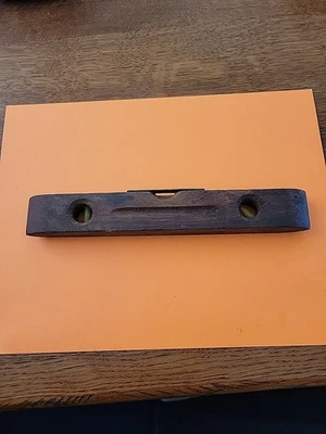 Vintage Stevens 9” Two Bubble Hardwood Level - No 399 Tested And Accurate  - Image 1 of 4