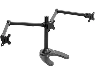 VIVO Triple Monitor Desk Stand Mount FreeStanding Adjustable 3 Screens up to 32" - Image 1 of 4