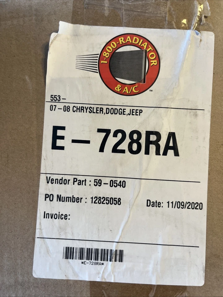 Evaporador de aire acondicionado Jeep Compass Patriot calibre Dodge Chrysler Sebring Foto 1 de 2