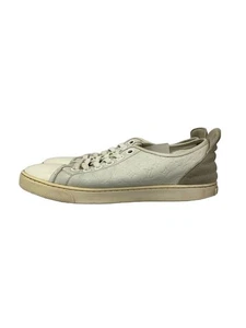 LOUIS VUITTON LOW CUT SNEAKERS 36.5 WHT LEATHER MS1103 Used - Picture 1 of 5