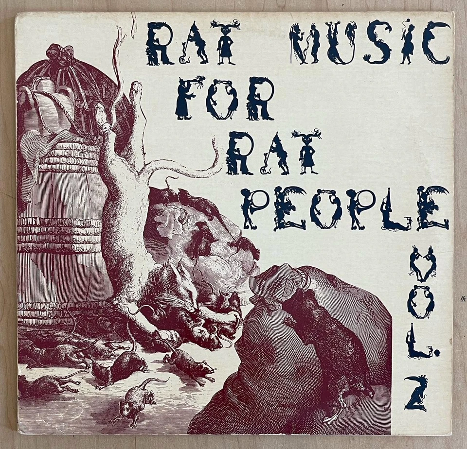 RAT MUSIC FOR RAT PEOPLE Vol. 2 (1984) Vinyl LP Punk Hardcore Dicks DRI JFA Fang - Image 1 of 4