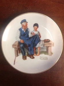 Vintage Norman Rockwell 6.5" Plate The Lighthouse Keepers Daughter - Picture 1 of 12