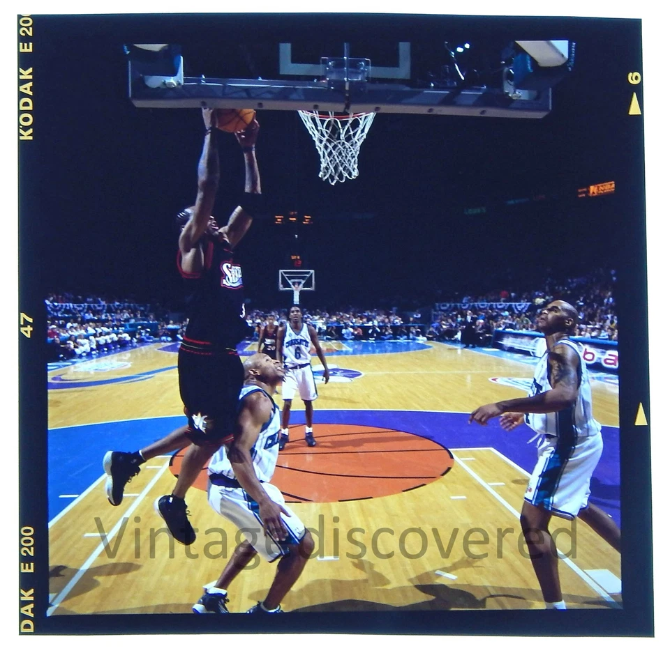 Foto transparente original vintage Allen Iverson Philadelphia 76ers 1998-2000 Foto 1 de 1