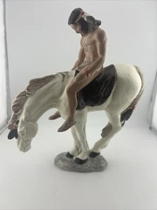 End of the Trail Indigenous Rider On Horse Native American Art hobbyist - Picture 1 of 6