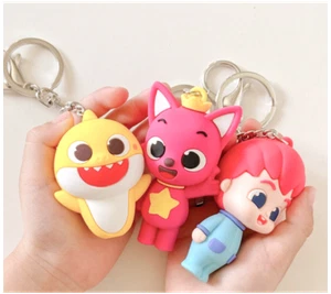 Pinkfong Bebe Fin Baby Shark Melody Bag Ring Key Chain Accessory Kid Toy - Picture 1 of 18