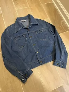 Vintage Lee Set Denim Shirt / Jacket Blue Large Indigo - Made In USA - Picture 1 of 7