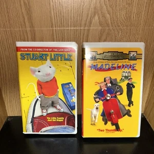 Lot of 2 Columbia Pictures VHS Tapes- Stuart Little and Madeline - Picture 1 of 9