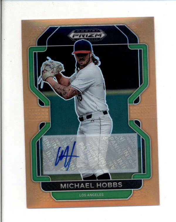 MICHAEL HOBBS 2022 PRIZM DRAFT PICKS ROOKIE ORANGE PRIZMS AUTO #19/20 BC9173 - Image 1 of 1