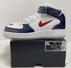 Nike Air Force 1 Mid Independence Day White Red Blue Dh5623-101 Size 8