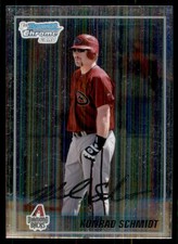 2010 Bowman Chrome Prospects Konrad Schmidt Arizona Diamondbacks #BCP6