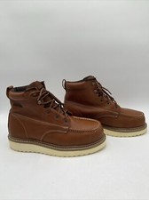 Wolverine Men's Moc Toe Wedge Work Boot Brown Size 12 EW