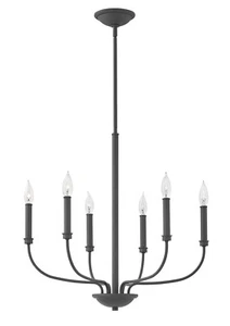 Hinkley Lighting 3075KZ Buckeye Bronze Alister 6-Light Chandelier - Picture 1 of 9