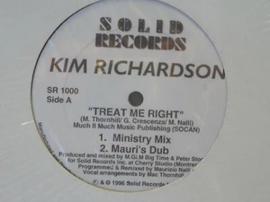 KIM RICHARDSON 'treat me right' '96 solid / sealed - Imagen 1 de 2