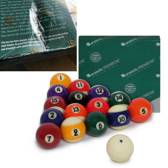 SET BOLAS BILLAR BOLA BLANCA PUNTO NEGRO IMPORTADO 60.3 mm - Bisonte Juegos