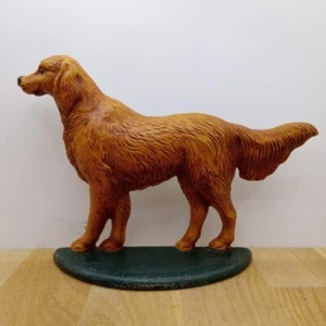 CHIEN IRLANDAIS SETTER, BUTÉE DE PORTE EN FONTE - Photo 1/8