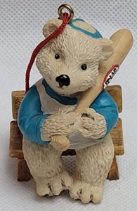 Avon Bear baseball ornament - Picture 1 of 5