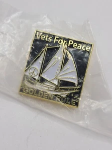 Vets for Peace Golden Rule Lapel Pin - Picture 1 of 4