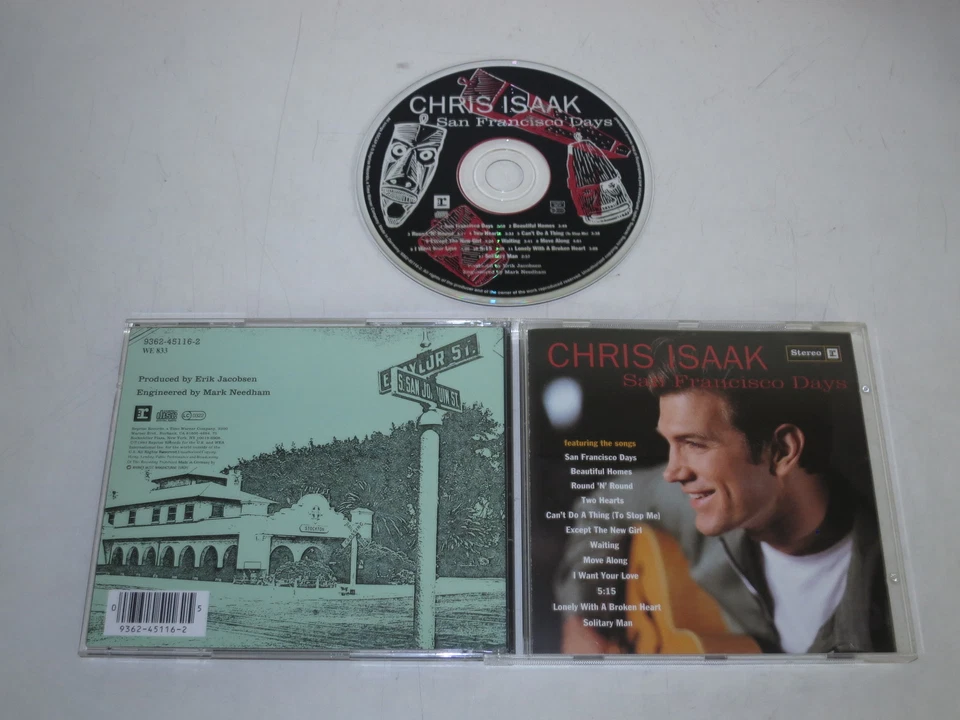 CHRIS ISAAK/SAN FRANCISCO DAYS( REPRISE 9362-45116-2) CD ALBUM - Bild 1 von 1