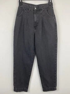 &Denim size 4 Women’s Black Denim High Waisted Loose Fit Mom Jeans NWT - Picture 1 of 8