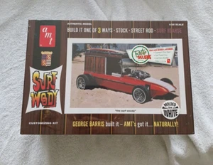 George Barris AMT Hot-Rod Surf HEARSE! Surf Woody 3-in-1 Model Kit Tom Daniel  - Picture 1 of 7