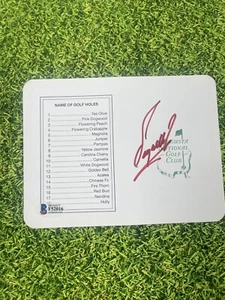 Fuzzy Zoeller 1979 Masters signierte Masters Scorecard Beckett Coa - Bild 1 von 4