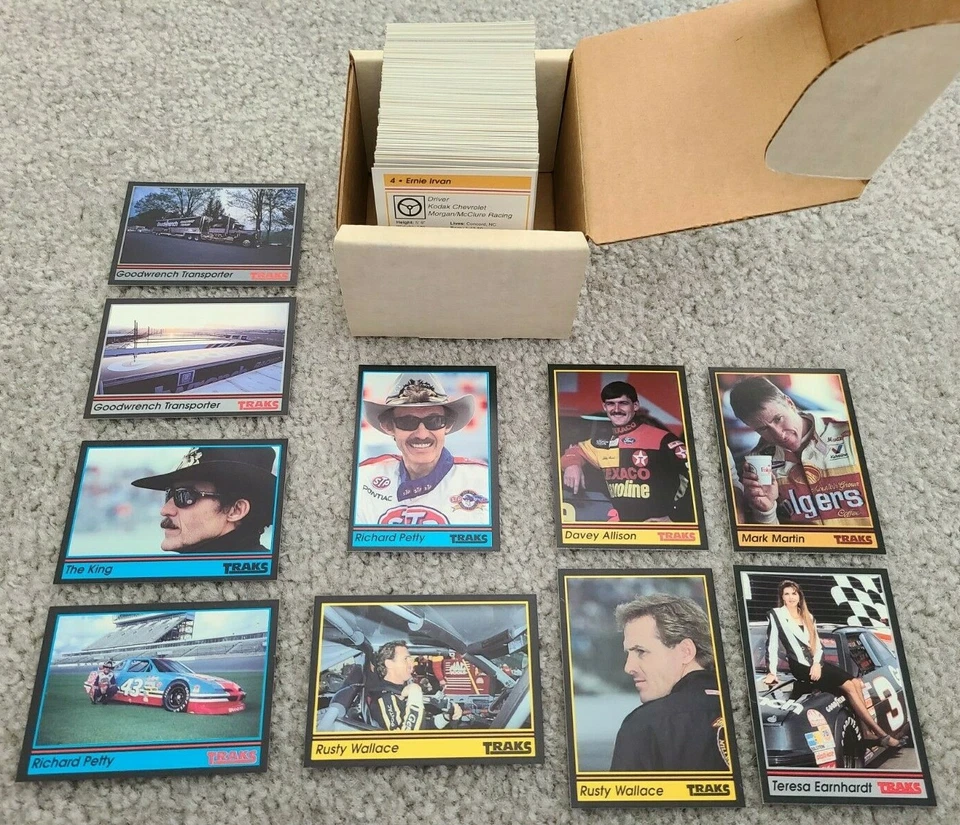 1991 Traks Racing Cards Singles - Complete Your Set 1-200 - NASCAR - Image 1 of 4