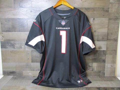 Arizona Cardinals Jersey Kyler Murray #1 Men 2XL Black Nike Dri Fit On Field NFL Cover