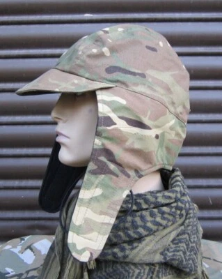 British Army Surplus Mtp Ecw Cappello / S-XL, Traspirante Tempo Freddo Estremo - Immagine 1 di 2