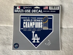 MLB World Series Champions Los Angeles Dodgers Decal - cut to logo 5x6 - Picture 1 of 1