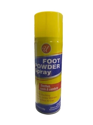 U Foot Powder Spray Soothes Cools and Comforts Fights odors all day 4.8 oz 1 PK - Image 1 of 4