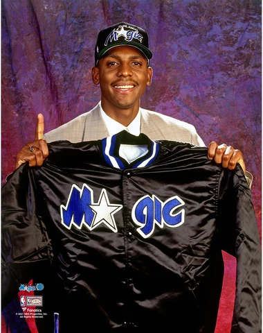 Penny Hardaway Orlando Magic Unsigned 1993 Draft Night Portrait Photo Cover